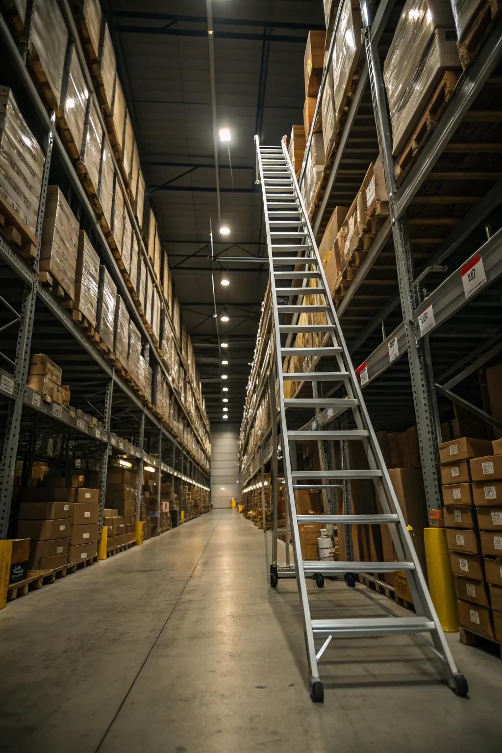 Rolling support promotes elevation access.