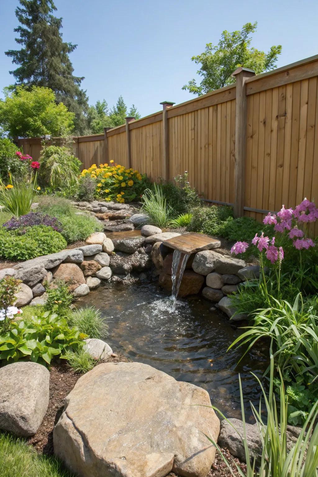 Bubbling rock features infuse a straightforward and effective liquid element to gardens.
