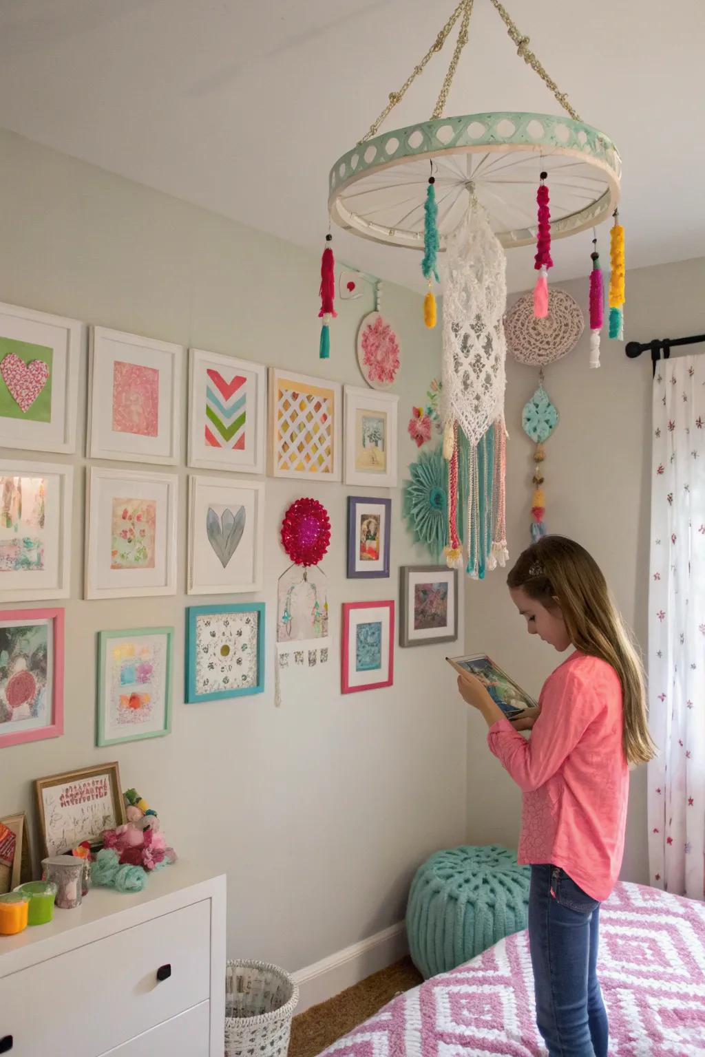 Creative projects allow for personal expression.