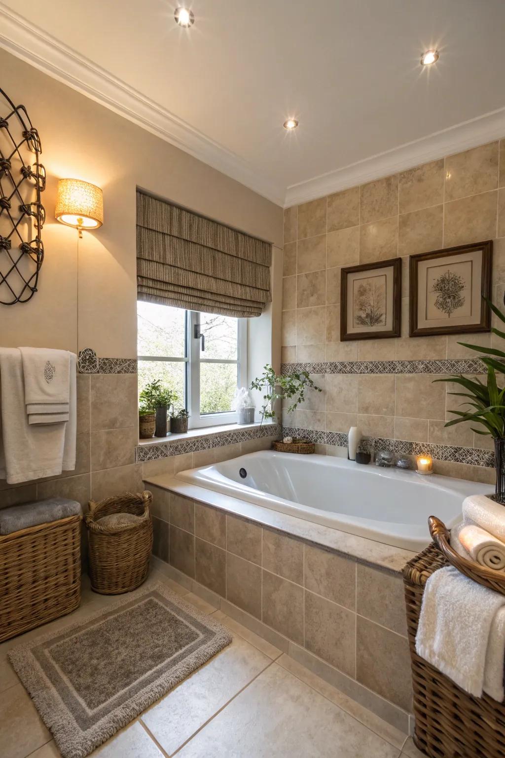 Soothing ambiance crafted through calming neutral tones