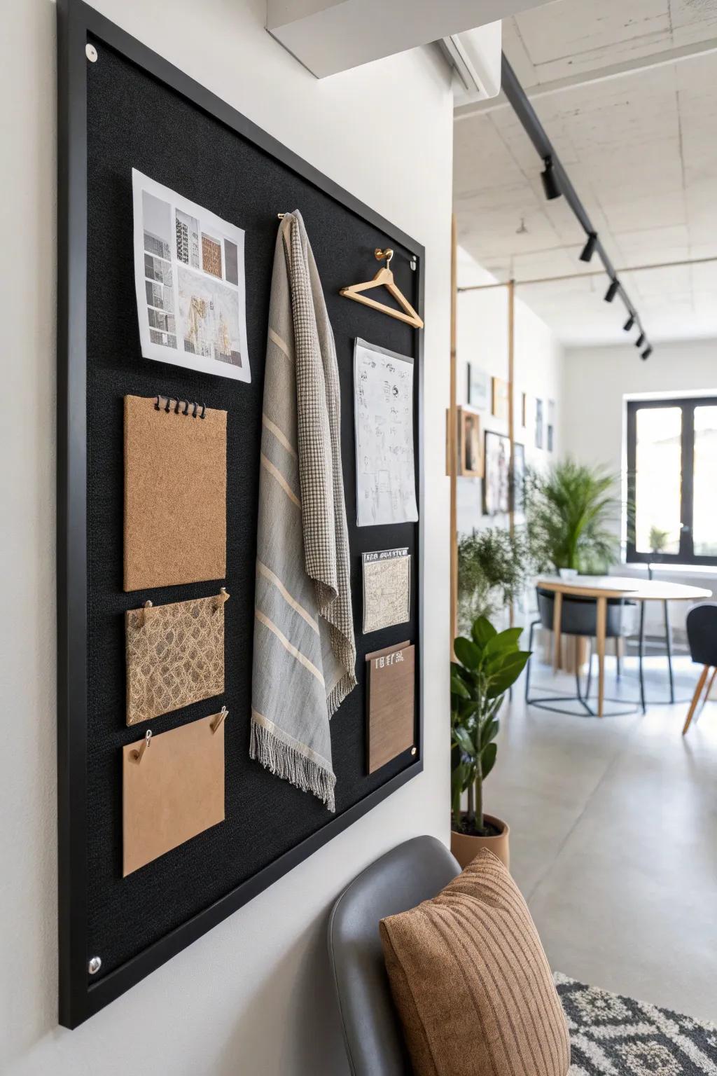Add measurement to your board through an enjoyable mix of textures.