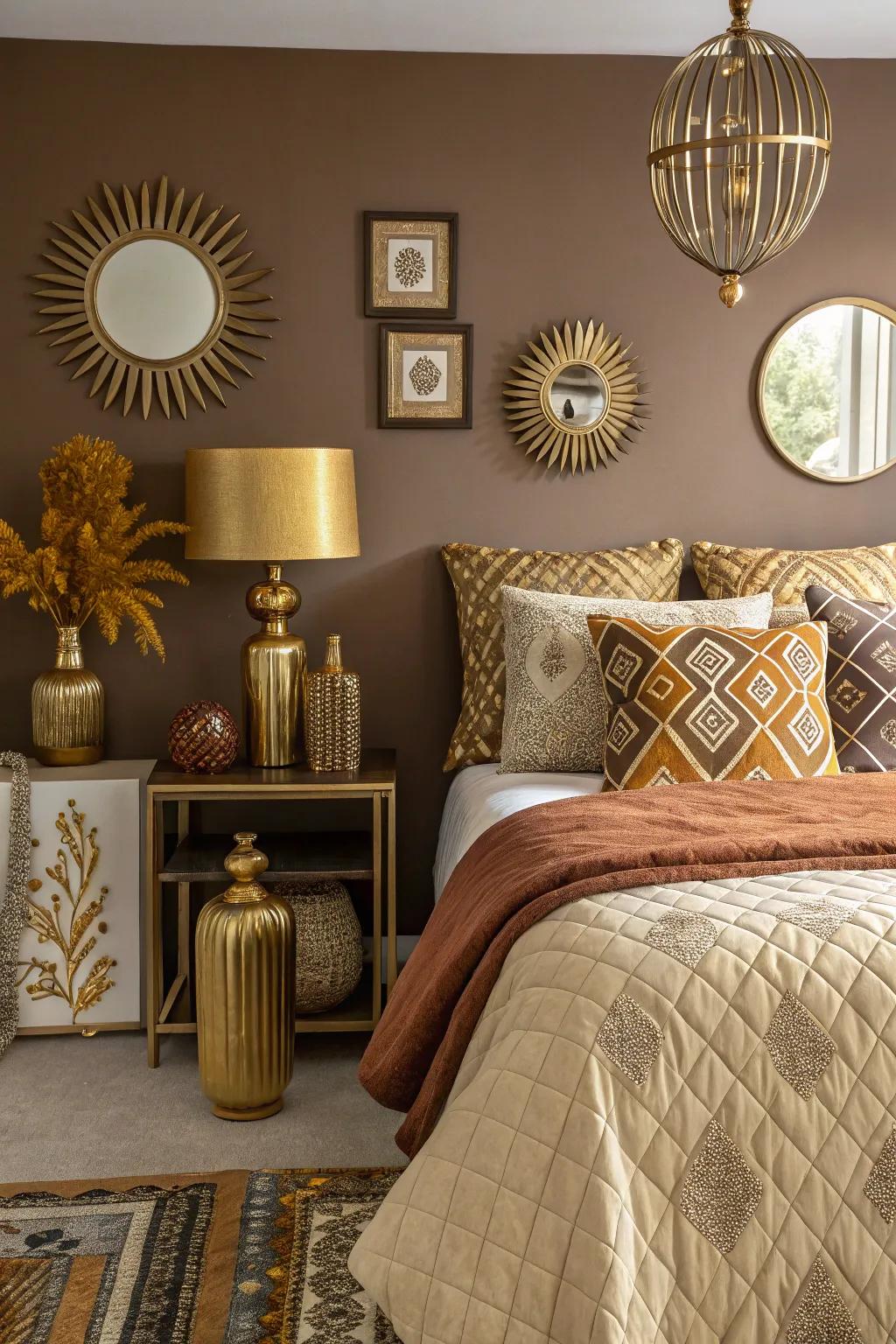 Eclectic decorations add charm and personality.