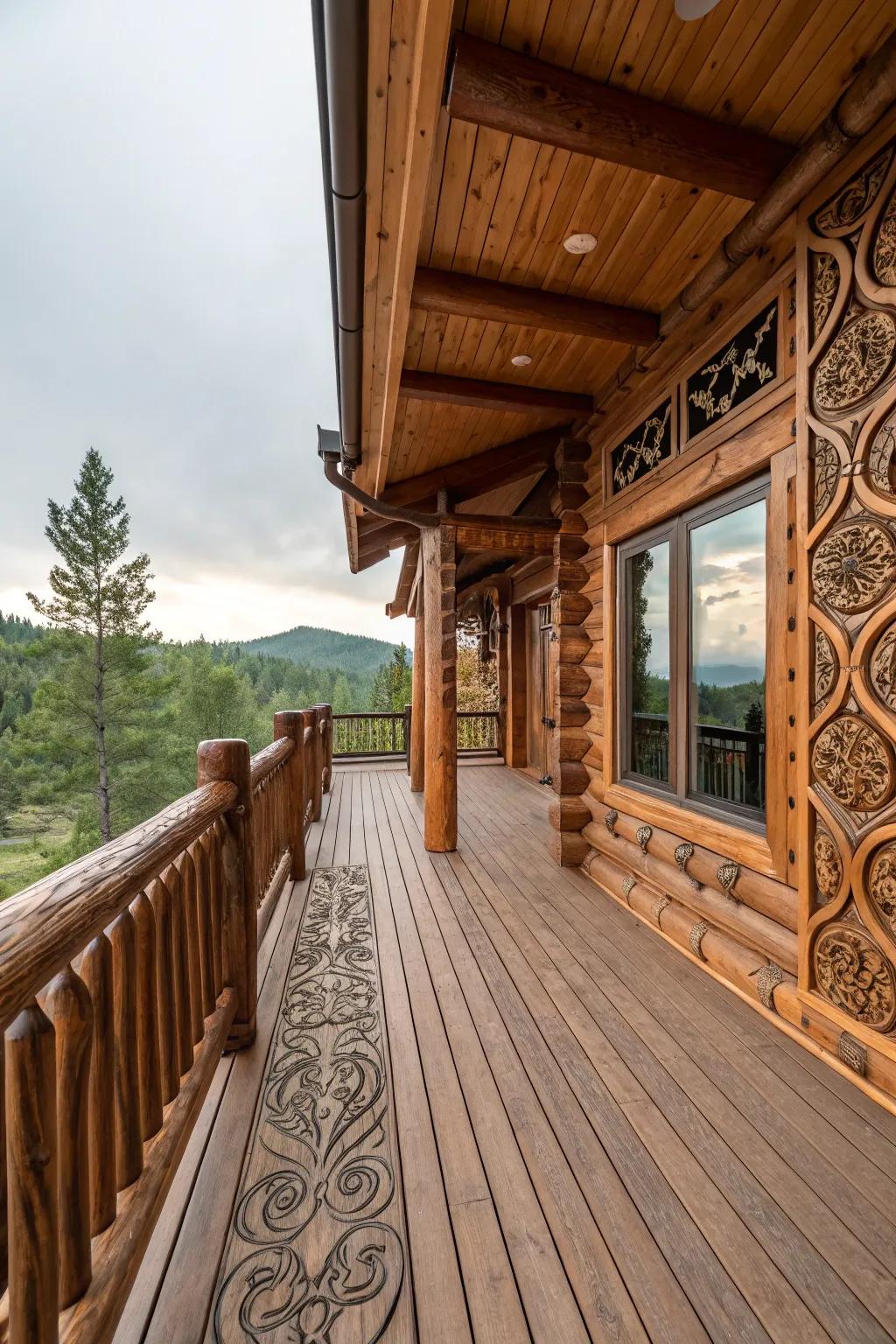 Inventive deck layouts that add a unique touch.