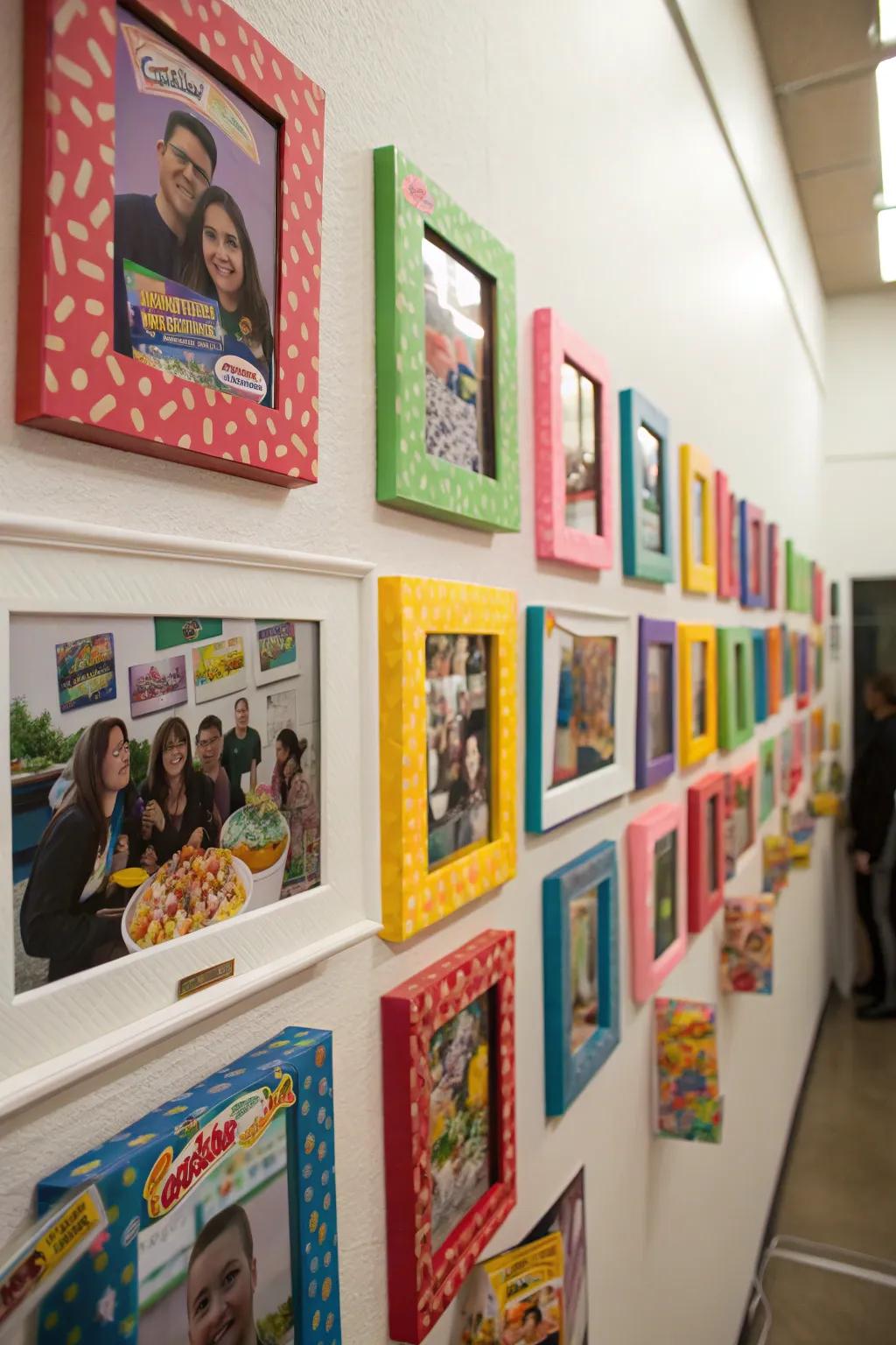An expanse featuring a pictorial arrangement capturing the celebration, framed by grain-themed borders.