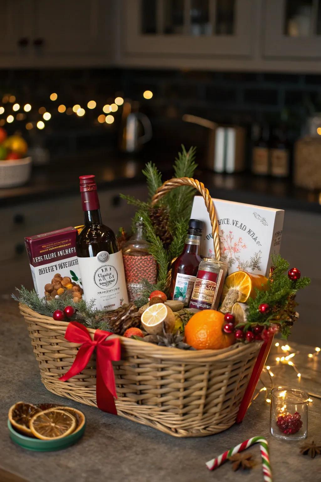 A secret mixology hamper that invites adventurous cocktail creations.
