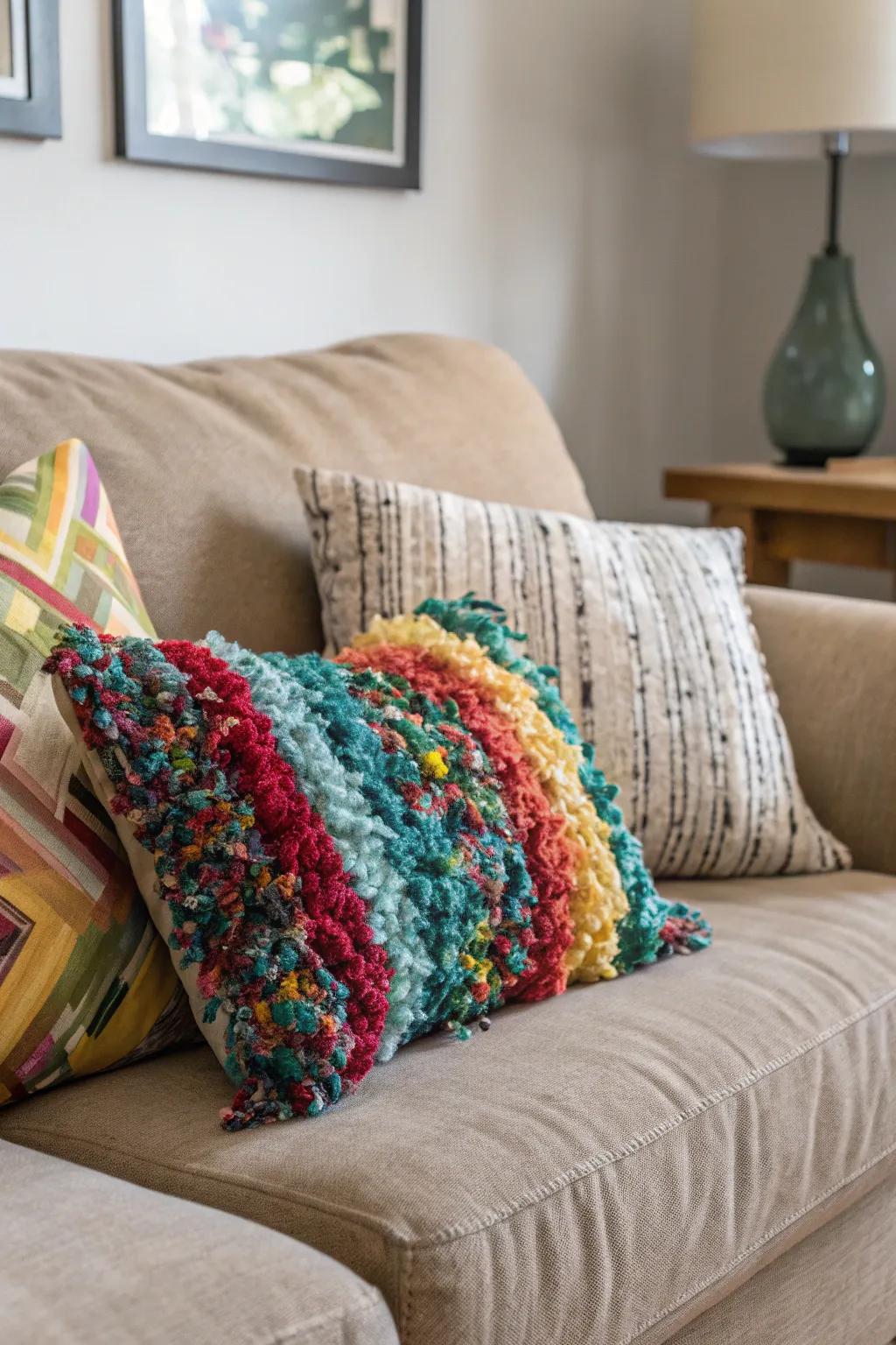 Eco-conscious pillows offer sustainable style and comfort.