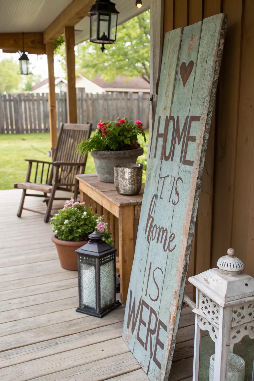 Handmade ventures bring personal, handmade charm to your porch.