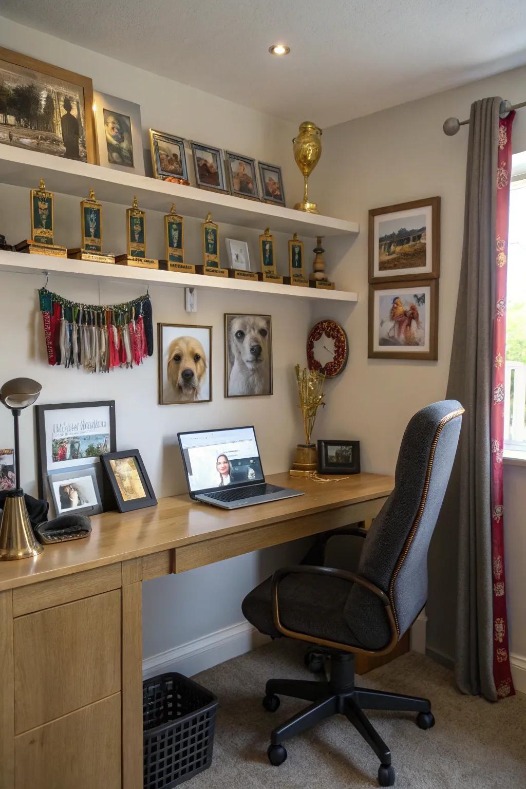 Showcase your pup's achievements with style.