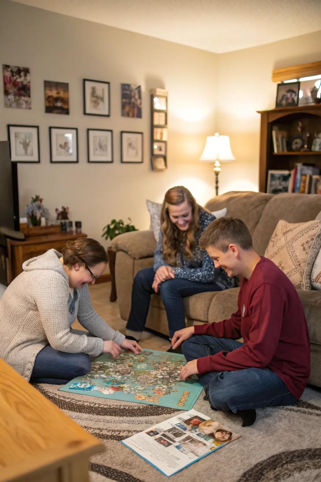 Collaborative puzzles foster teamwork and create a sense of accomplishment.