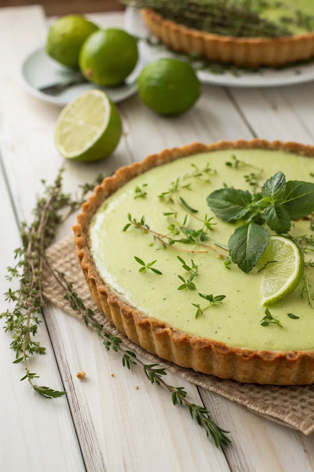 Fresh botanicals add a sophisticated and unexpected flair.