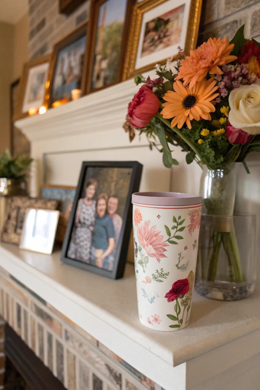 Customizable flower designs for a personal statement.