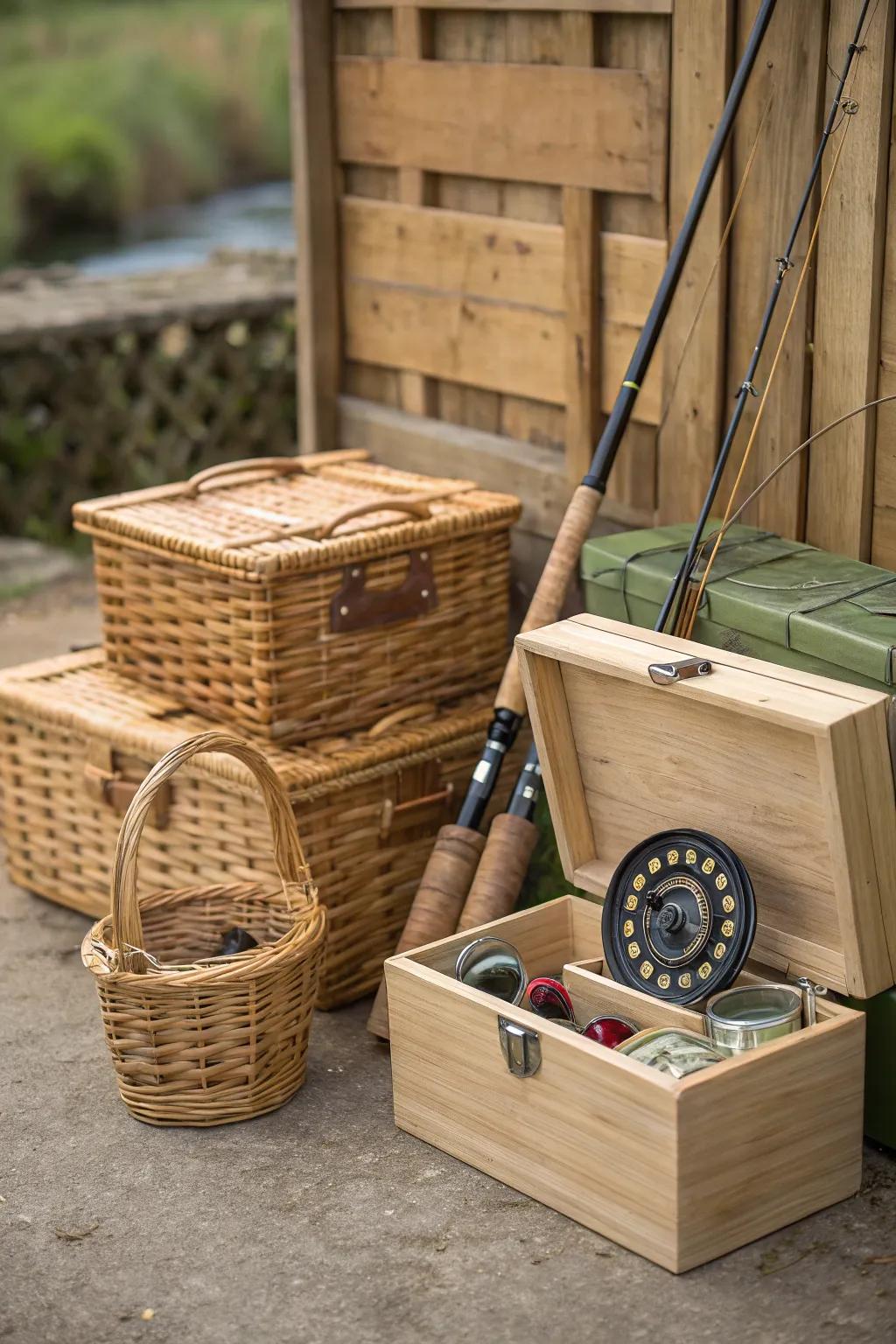 Eco-conscious storage for a sustainable and stylish setup.