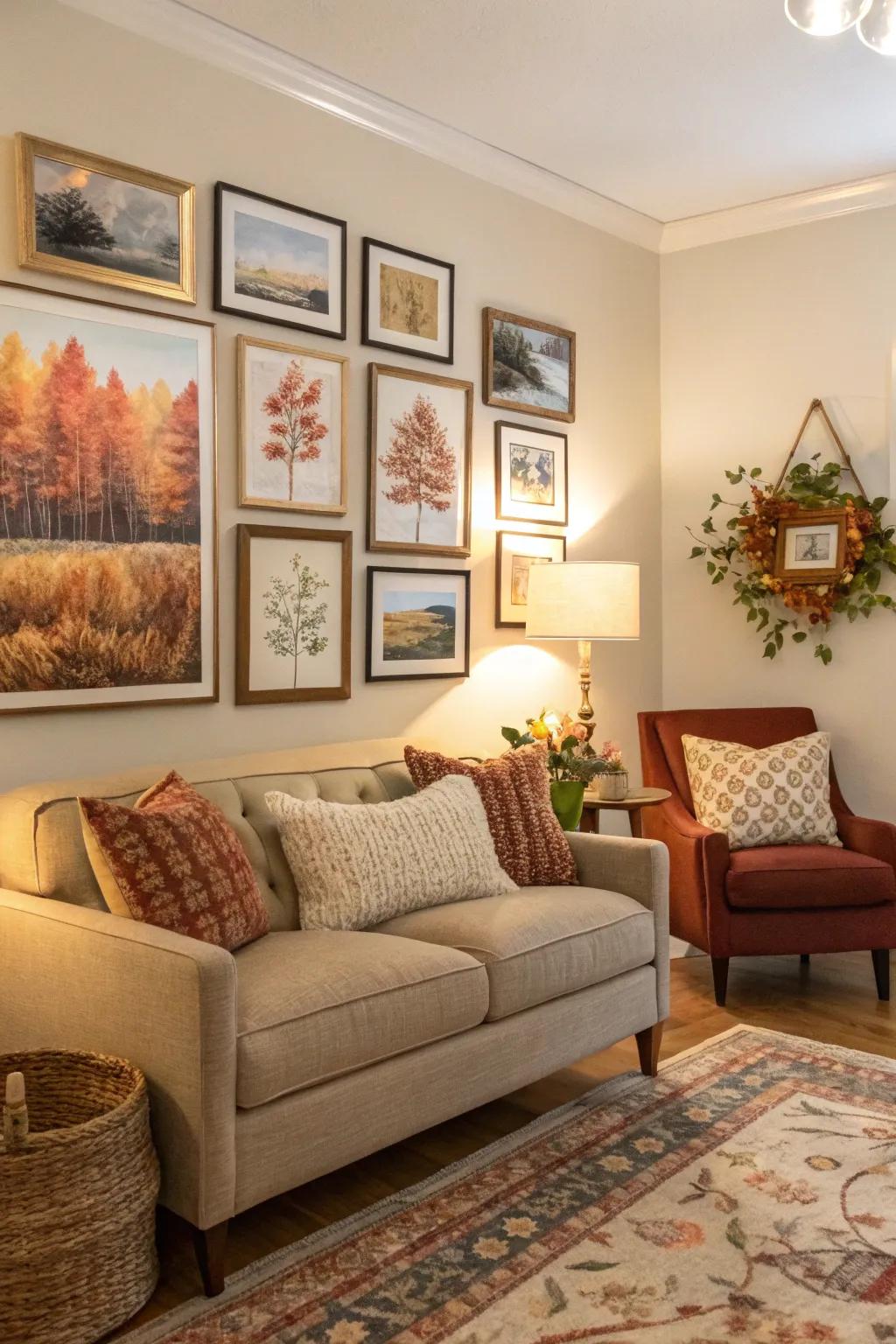 Welcome the seasons with an evolving display.