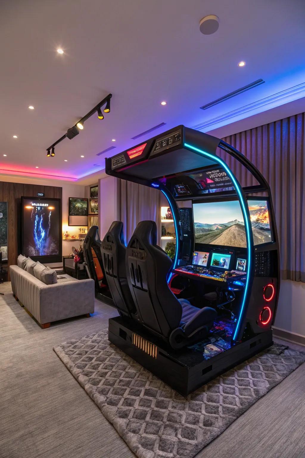 Dynamic gaming centers create a personal tech oasis in your gaming area.