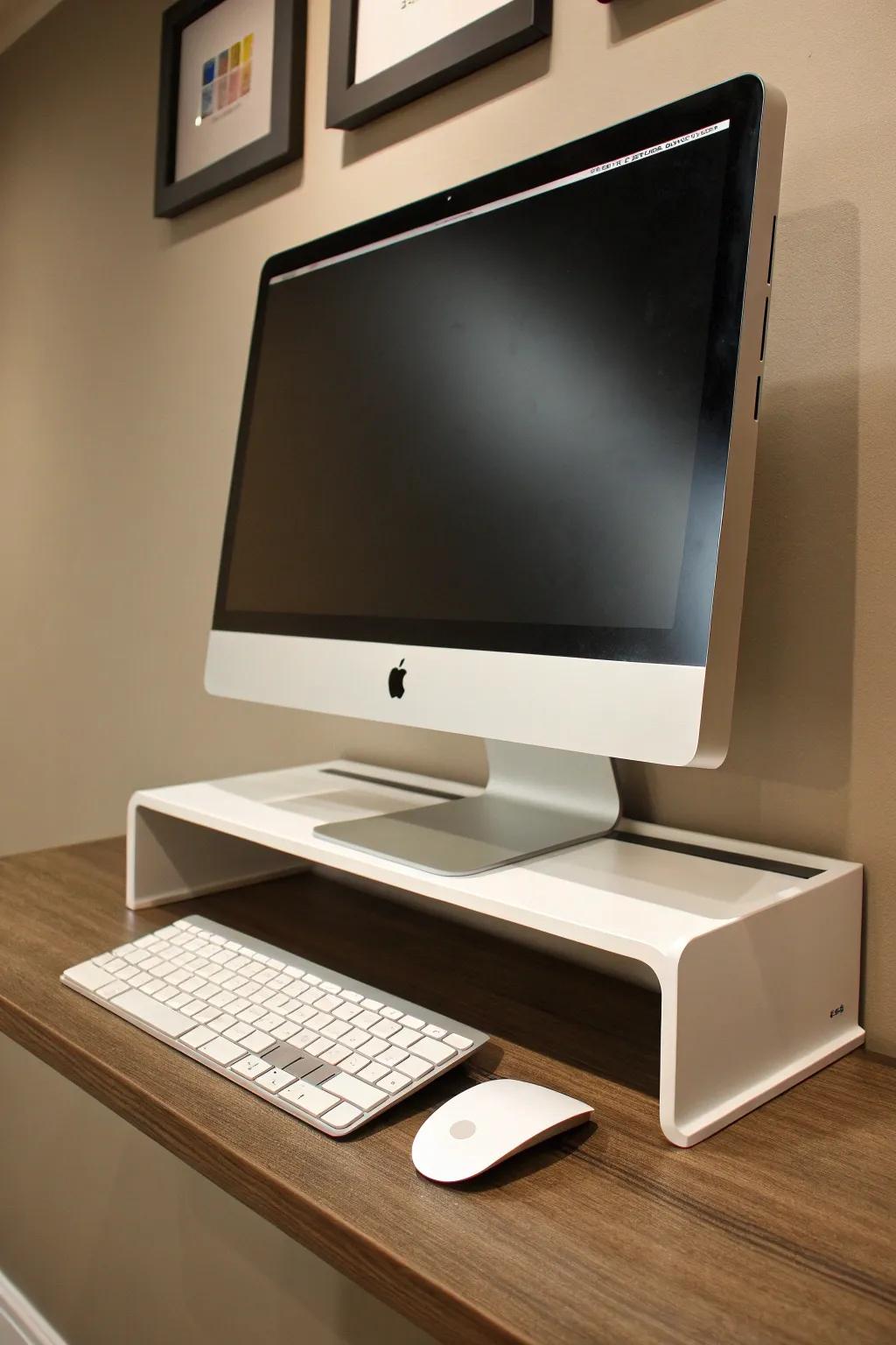 A wall-mounted arrangement offers a pristine and modern aesthetic.