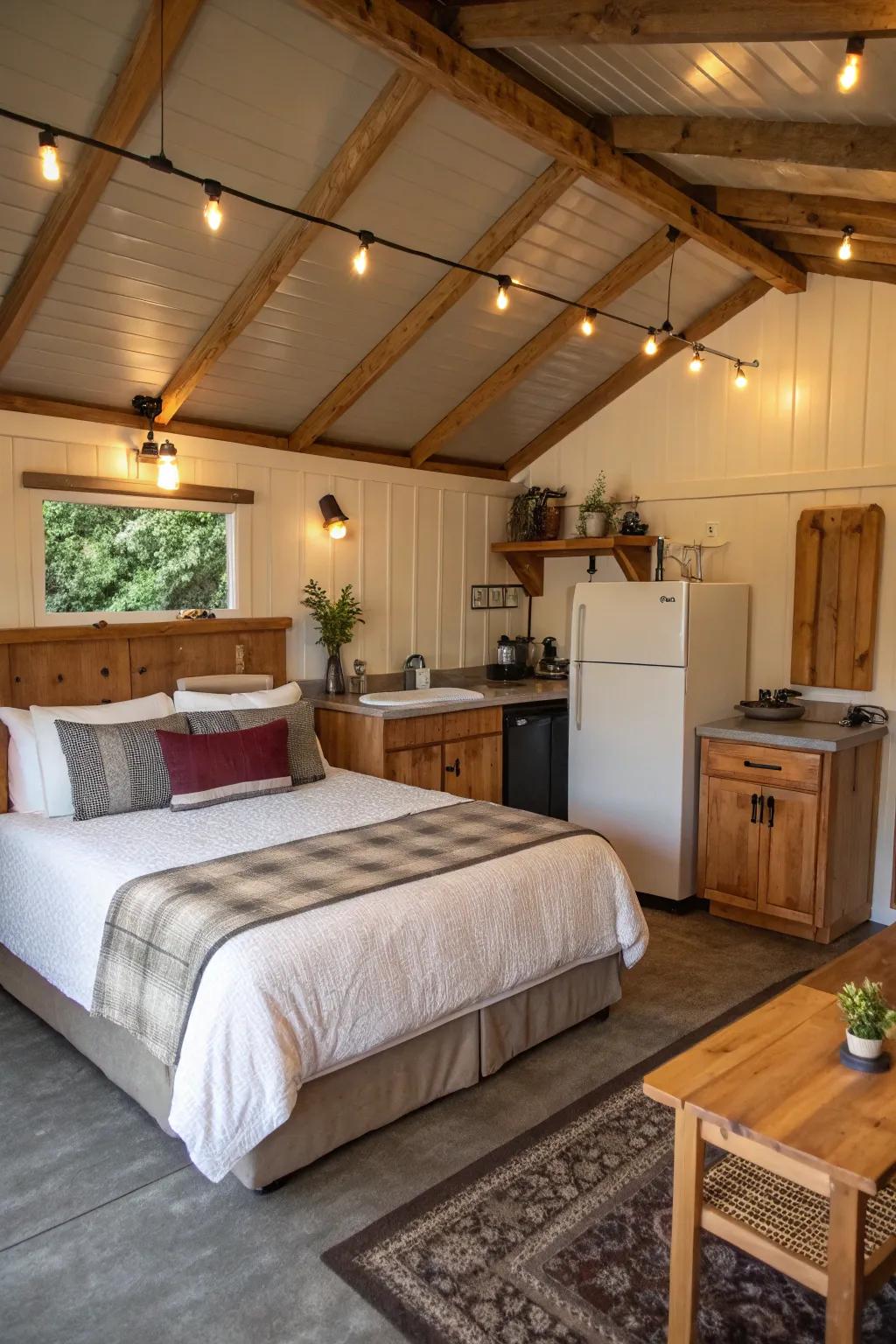 Guests will enjoy this setup.