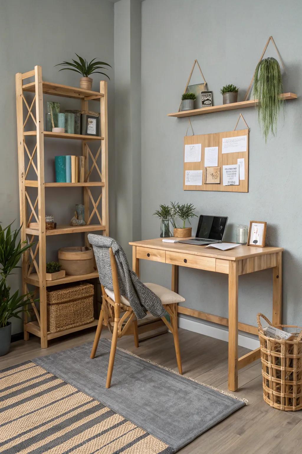 Eco-conscious materials offer style and sustainability.