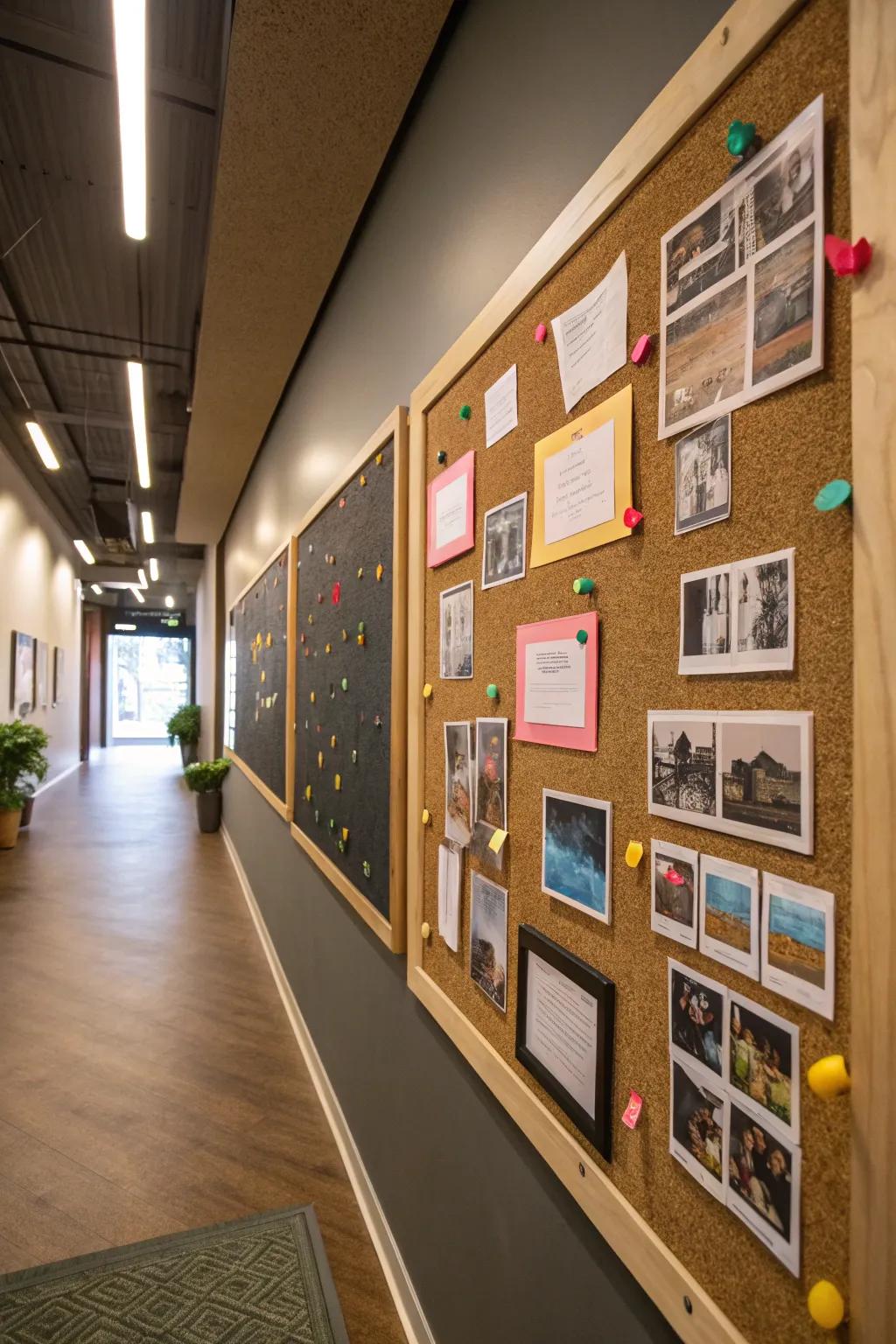 Hands-on pieces let you keep changing up your photo wall.