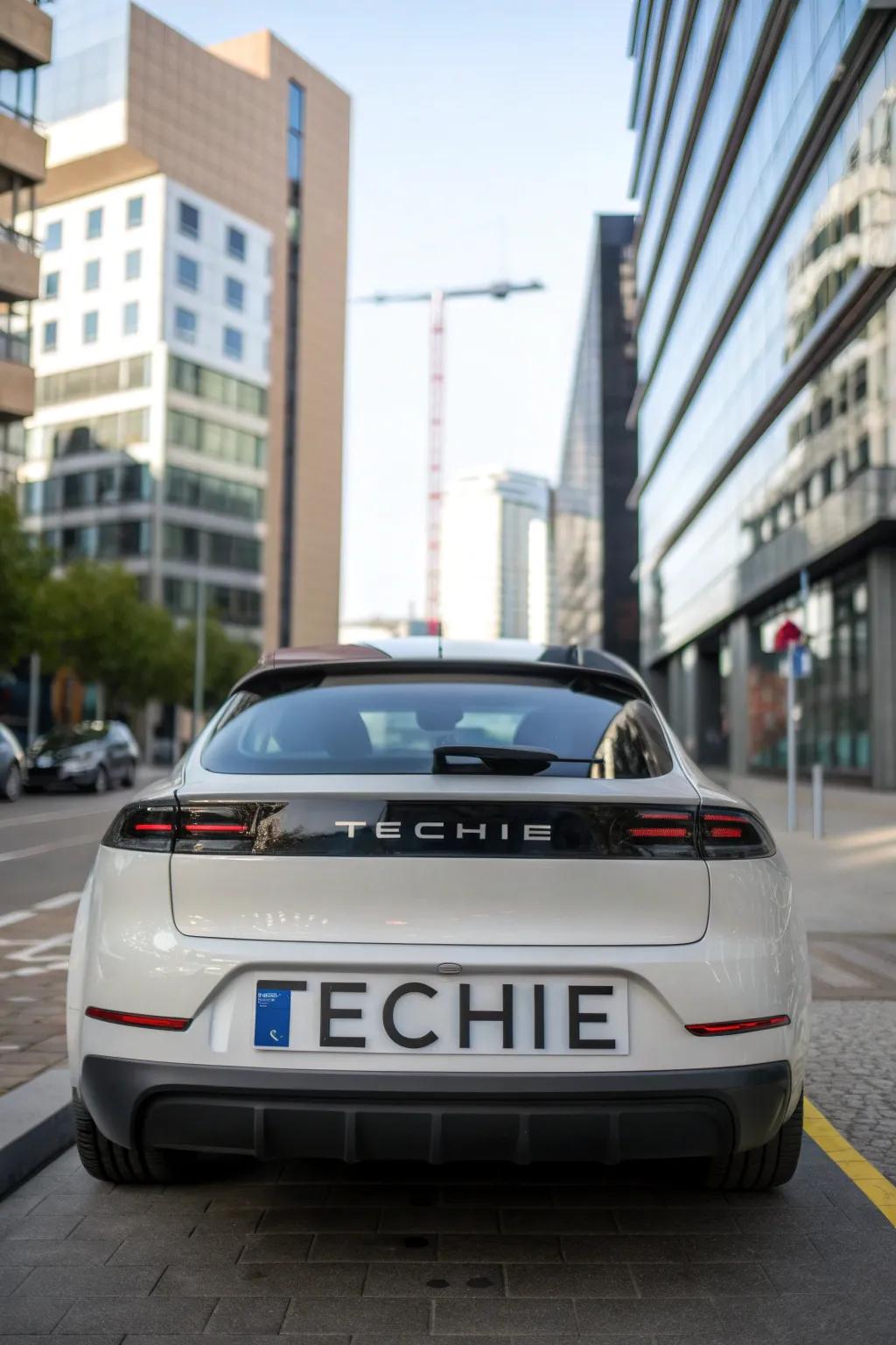 Celebrate modernity using a tech-inspired plate.