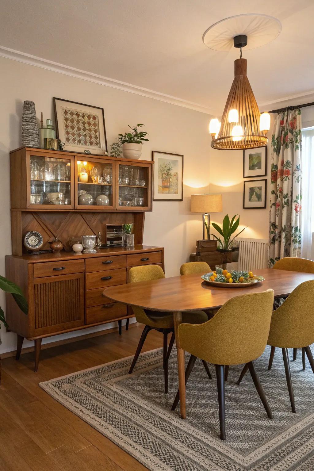 Vintage discoveries impart character and a sense of history.