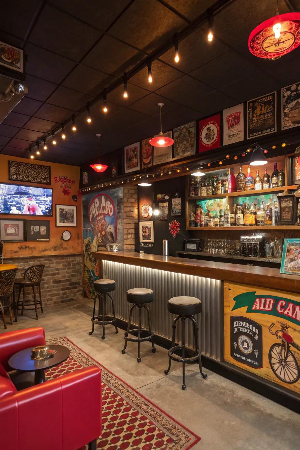 Showcase your personality via an assorted designs approach.