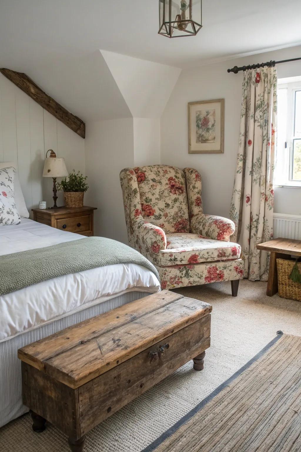 Unexpected twist with eclectic seating