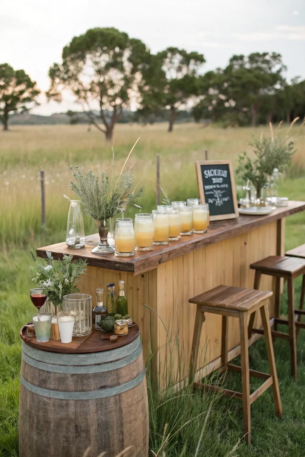 Herb-infused concoctions contribute a distinctive flavor to the celebration.