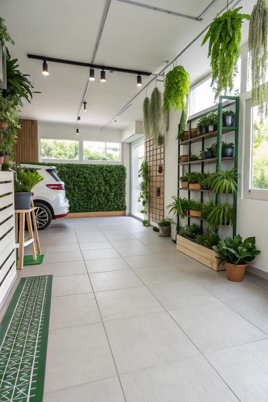 Choose sustainability with eco-friendly porcelain squares.