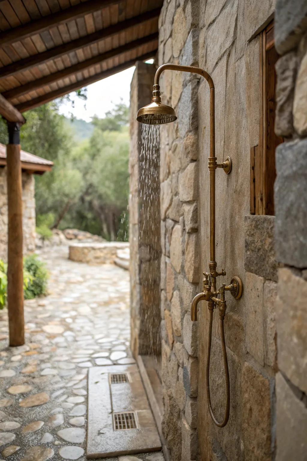 Classic metal infuses a hint of enduring refinement.