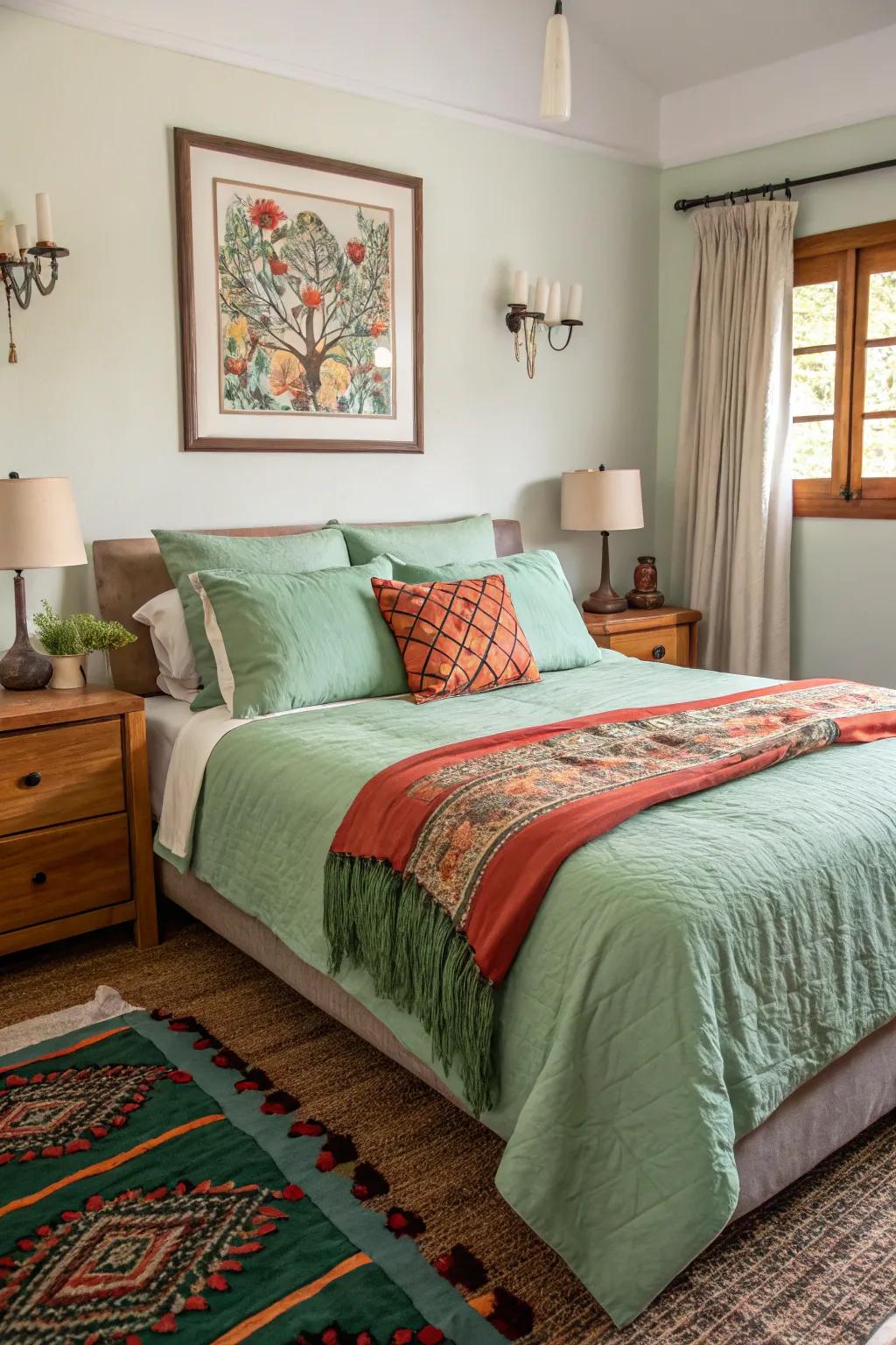 With strong color pops, energize your décor.