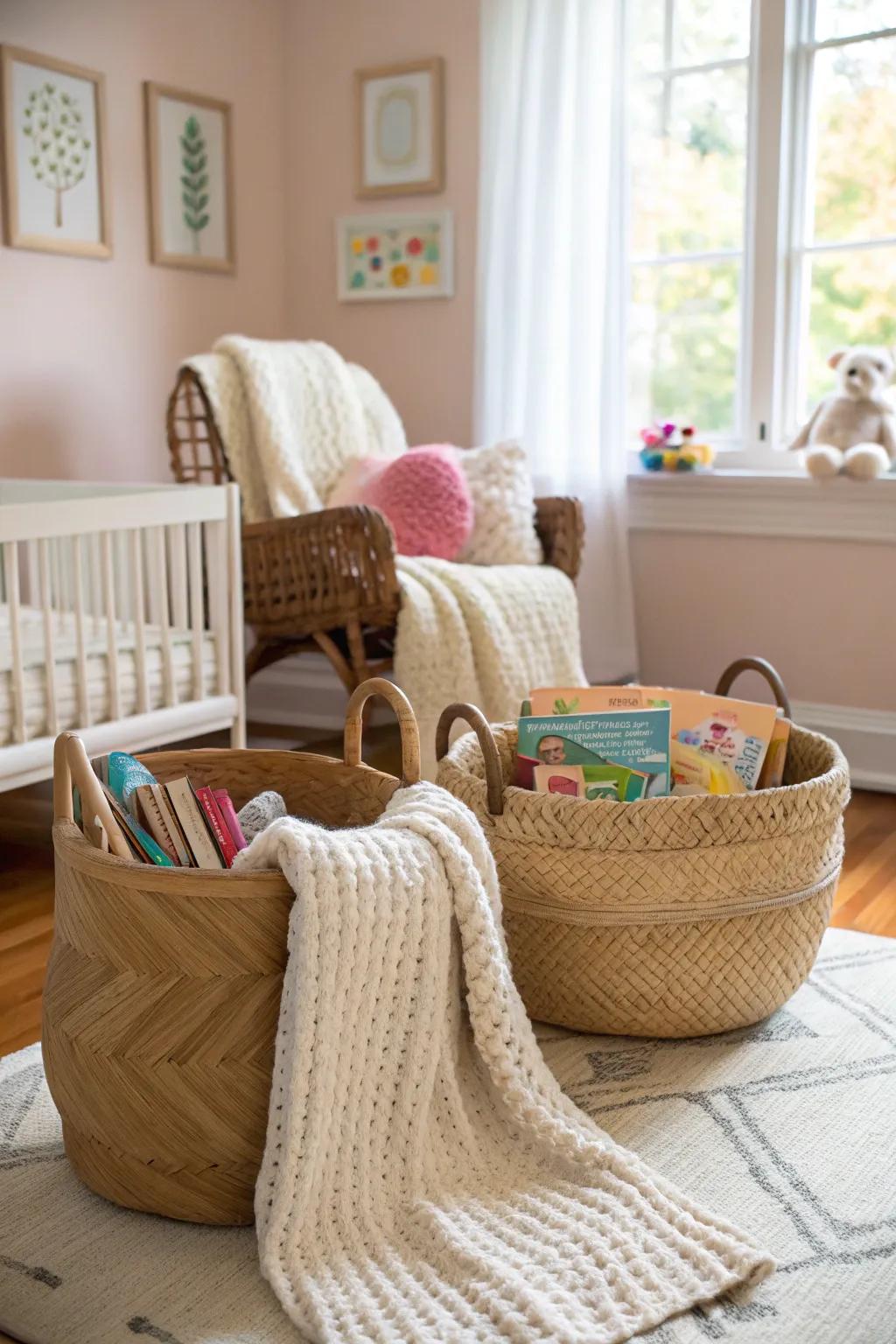 Textures enrich profundity and fascination to a neutral-toned nursery.