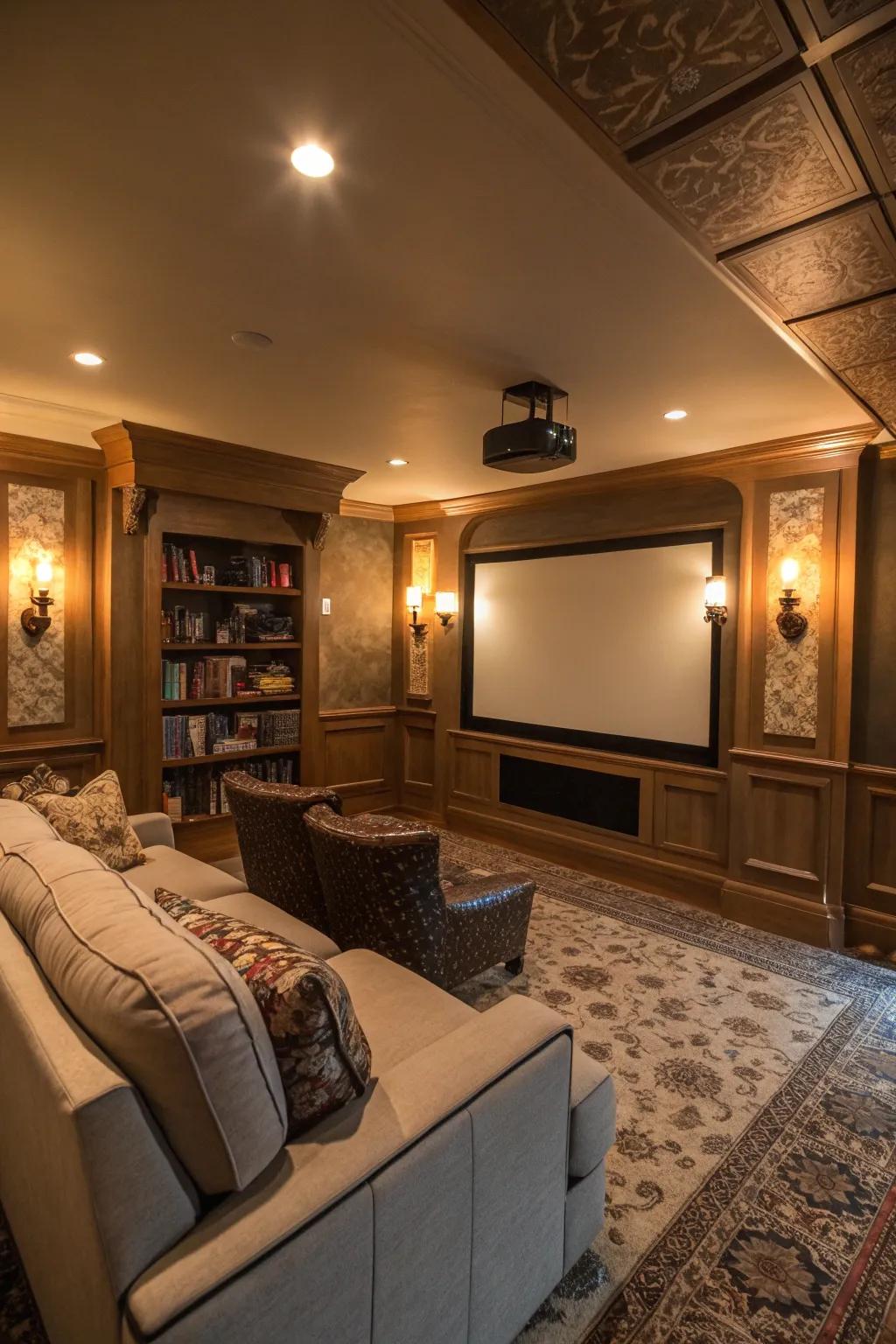 Atmosphere lighting establishes the ideal mood.