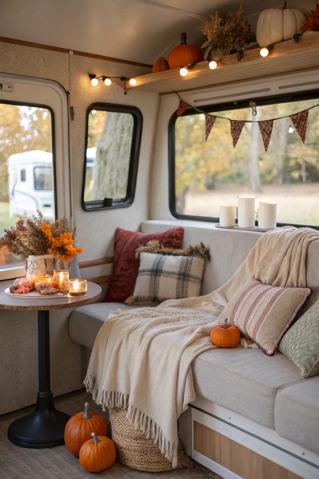 Seasonal decor keeps your RV feeling relevant and festive, enriching your travel experience.
