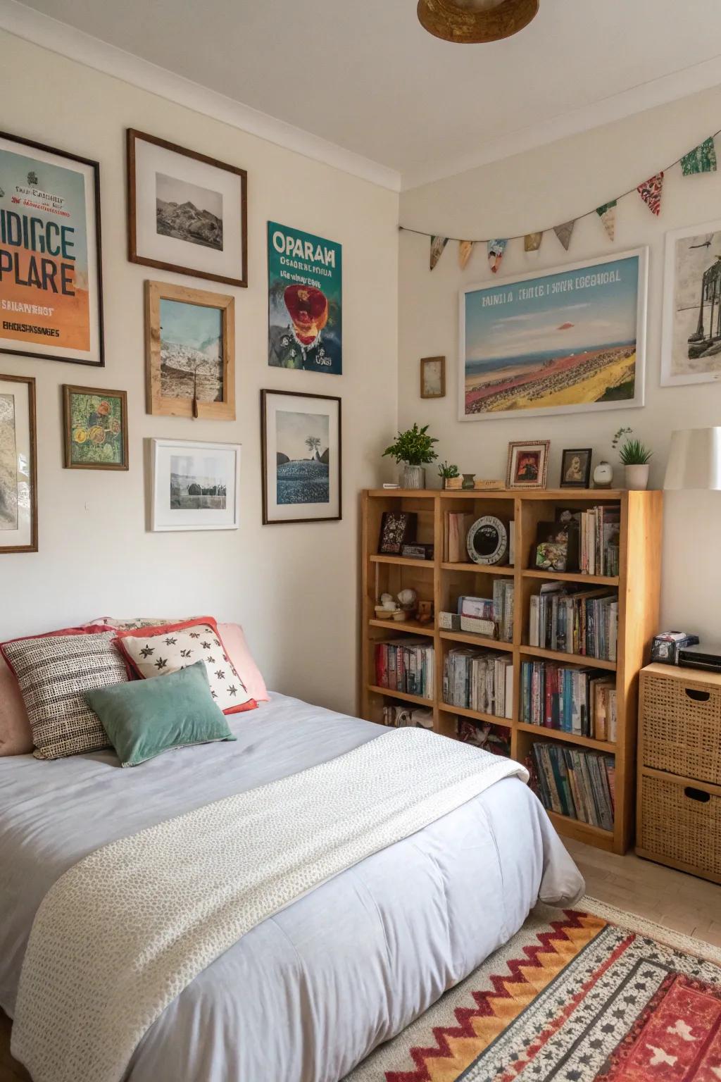 Personal nuances render your bedroom uniquely yours and full of memories.