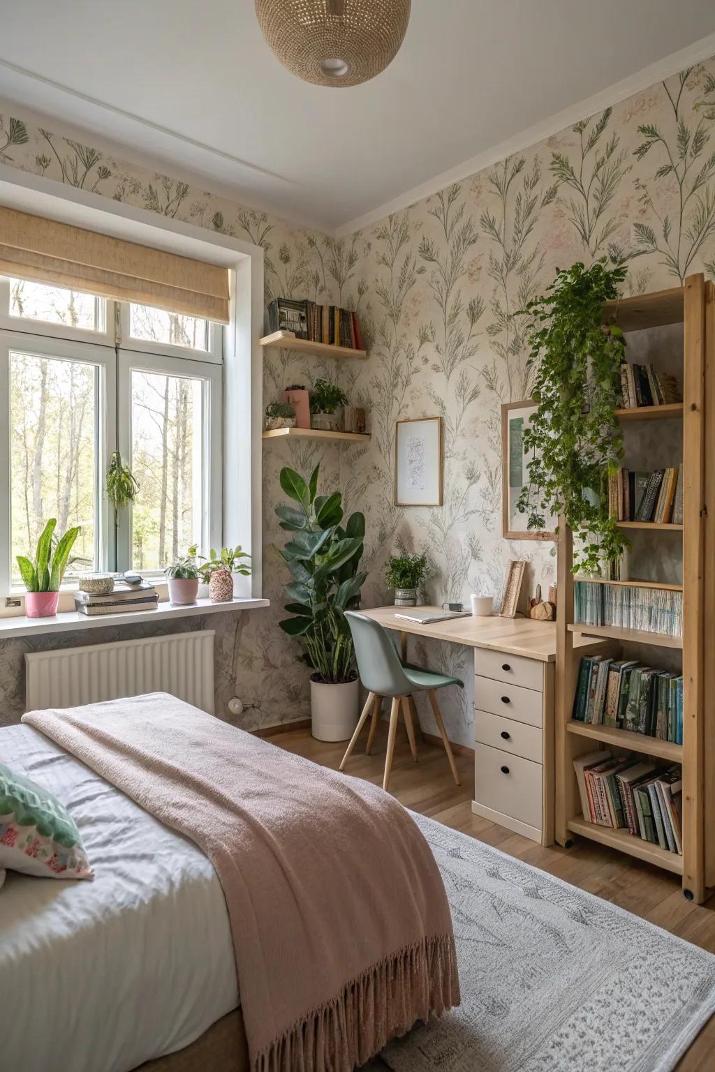 Natural fabrics introduce warmth and sustainability to a room.