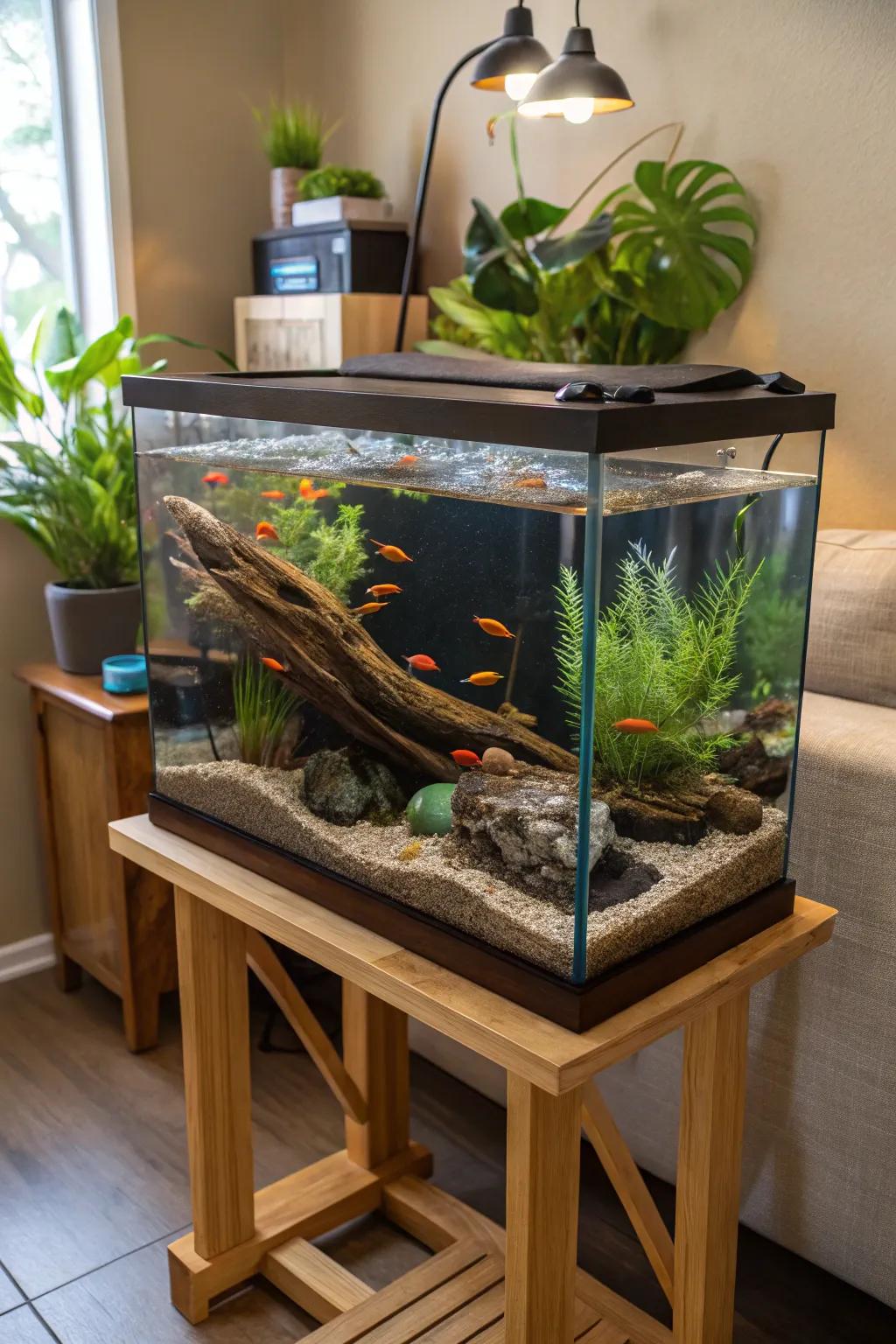 An sustainable setup is beneficial for both your tank and the planet.