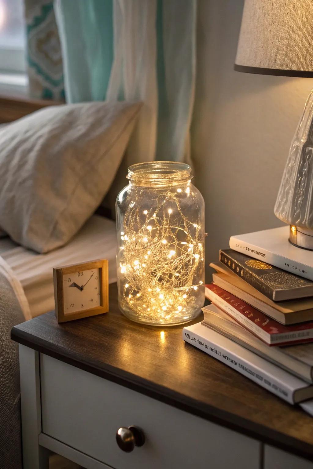 Craft a gentle glow with your personalized light jar.