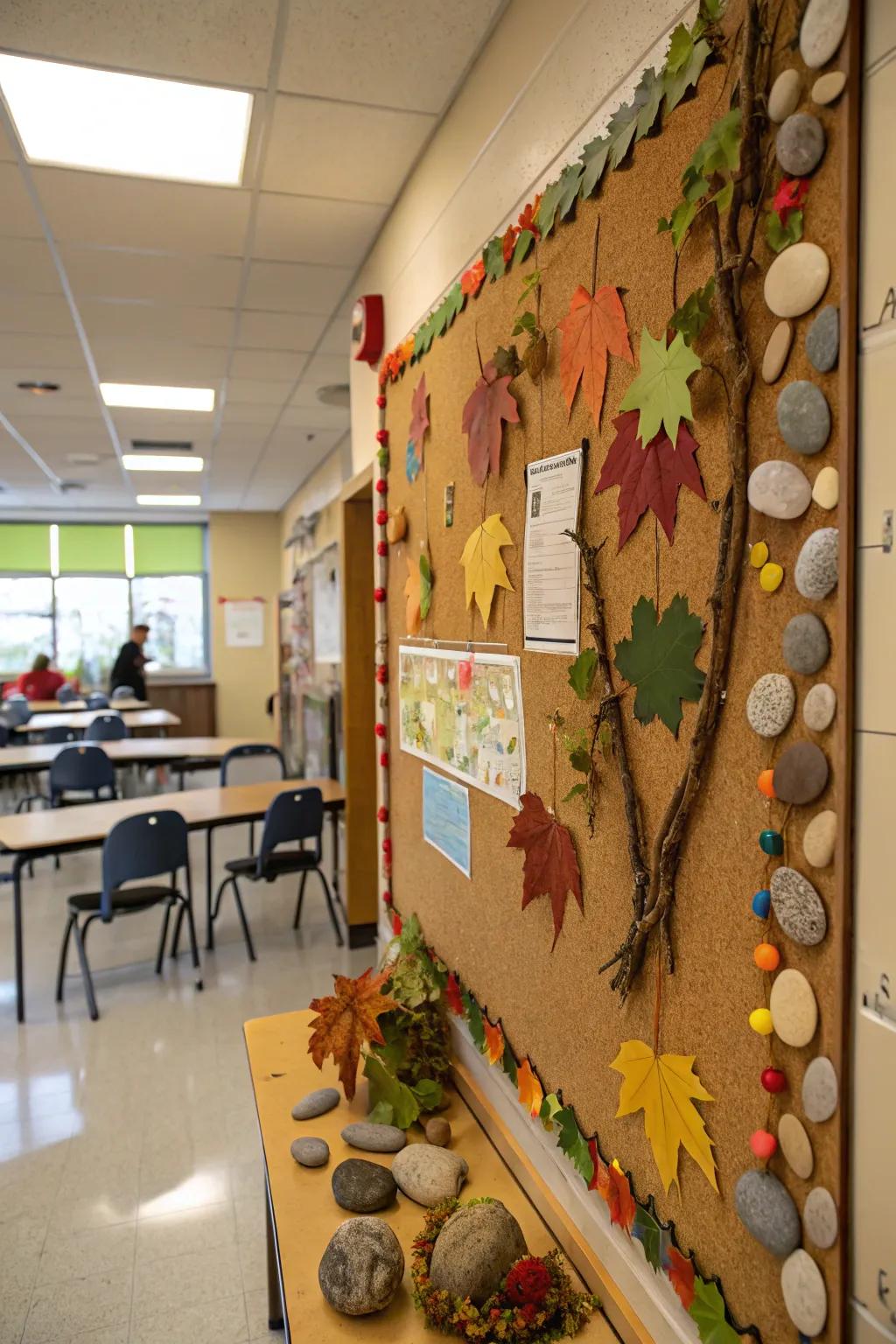 Eco-focused bulletin board championing sustainability.