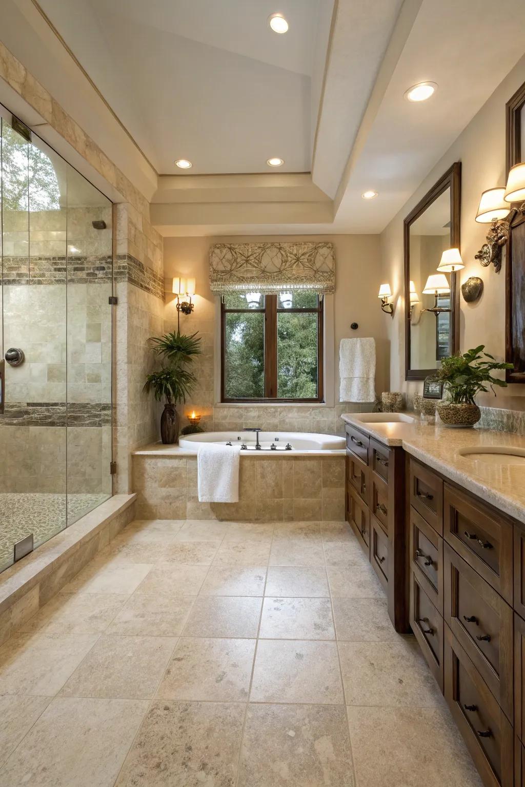 Experience subtle elegance with stone.