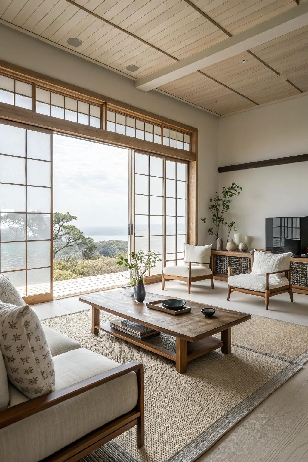 Keeping it simple makes sure your living room is clean and not cluttered.