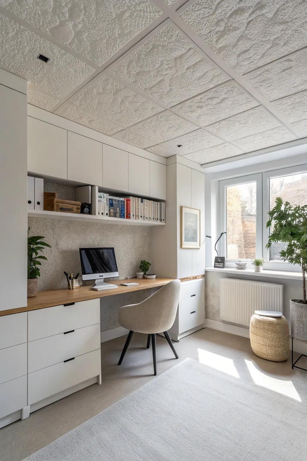 Embrace minimalism through the refined and leveled skim coat surface design.