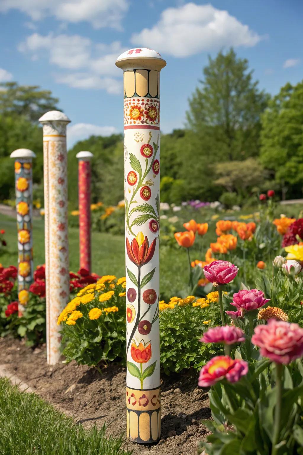 Artistic garden markers add charm and inspiration to your garden.