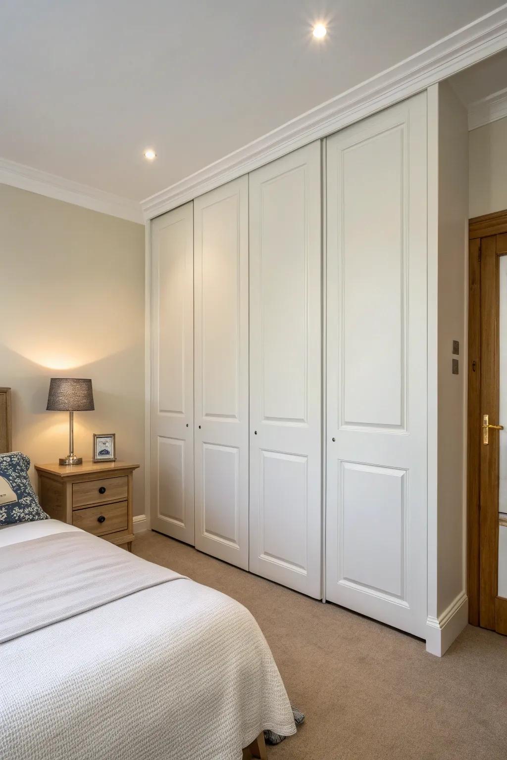 Stealth panels engender a minimalistic illusion and aesthetic cohesion.