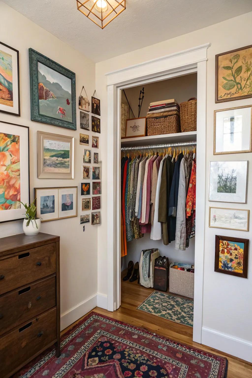 Art fills your closet with character and style.