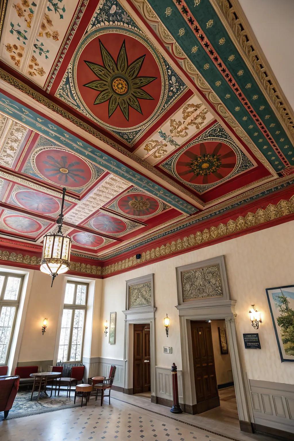 Statement overheads add unexpected flair.