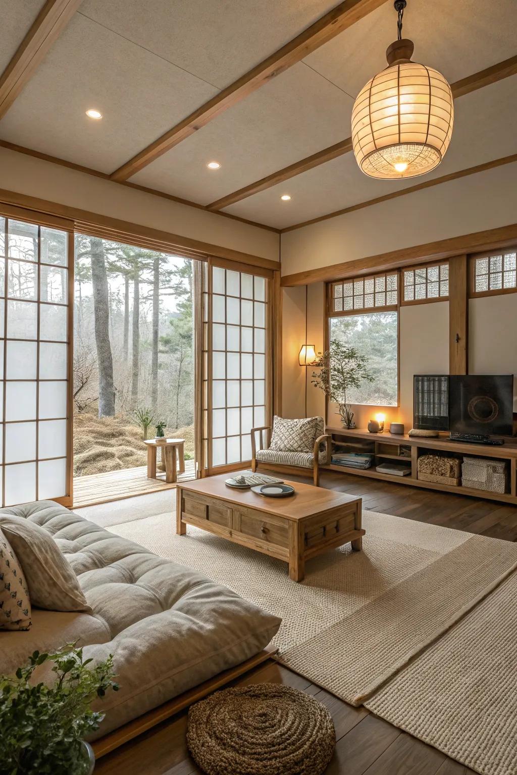 Japandi style unites minimalism and warmth.