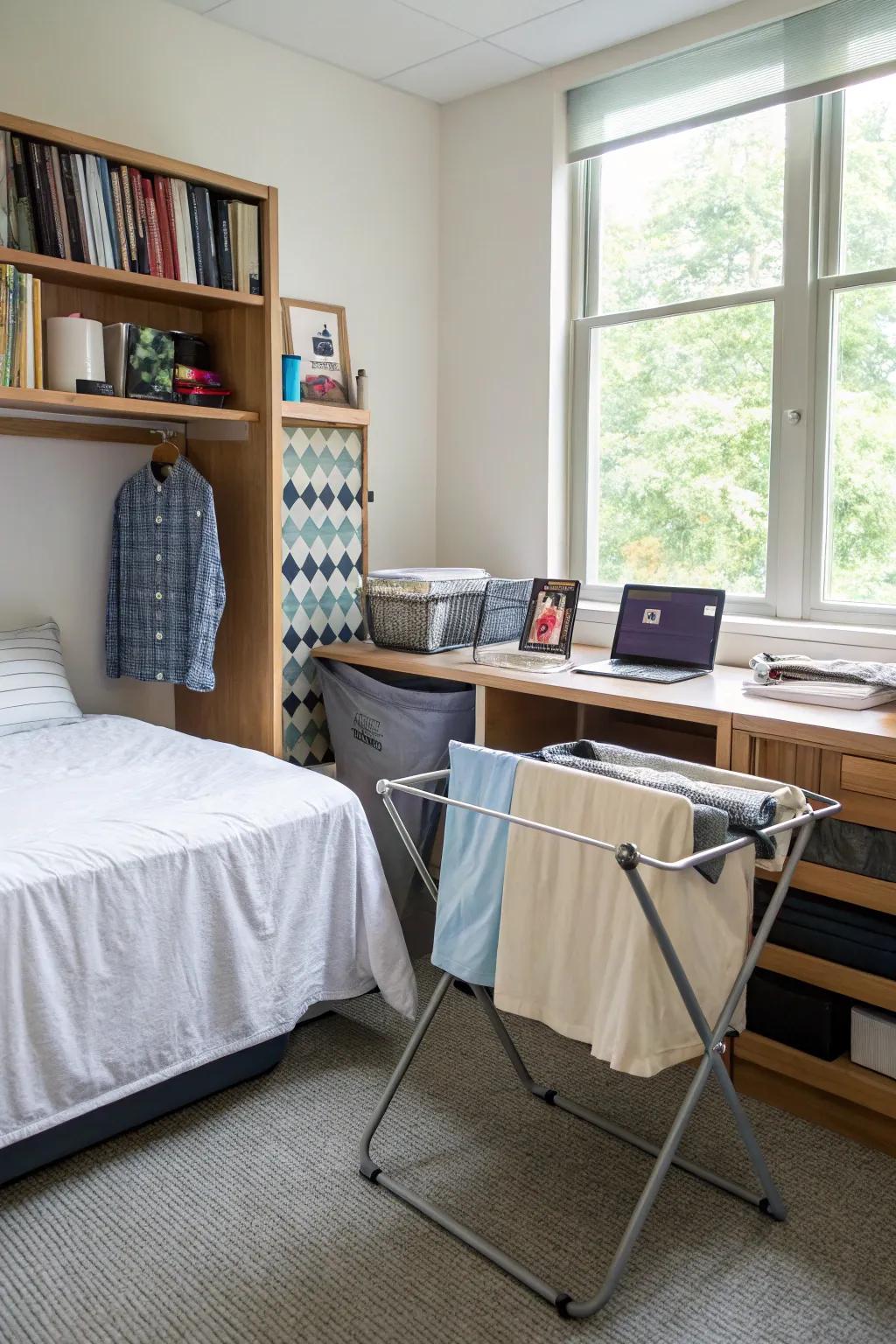 Storable tools furnish pragmatic solutions for limited spaces.