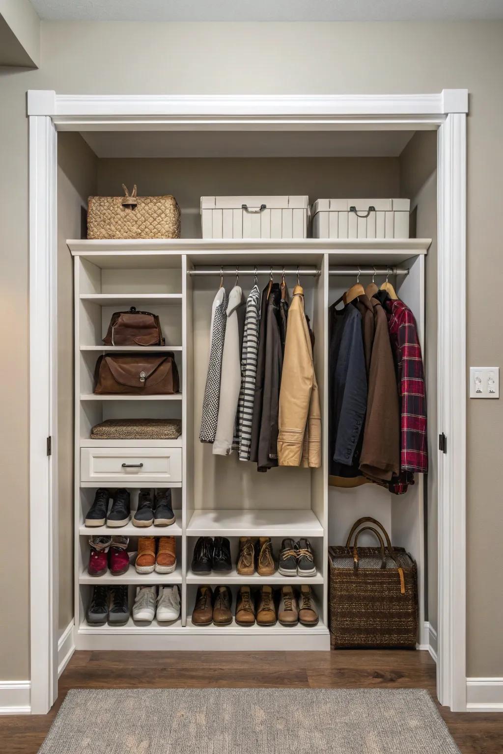 Symmetry creates a sense of harmony and balance in the space.