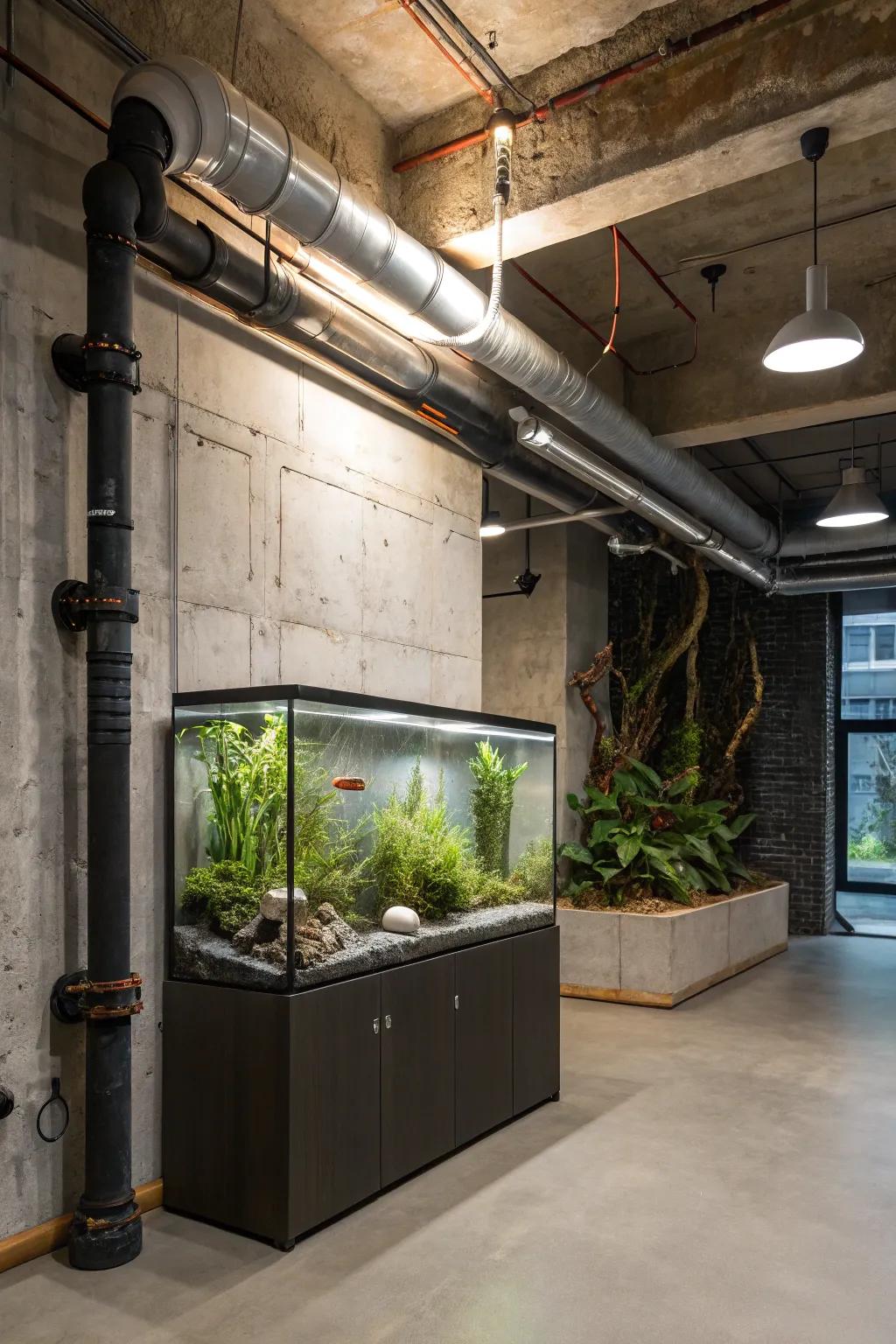 Realize an edgy style with urban minimalism.