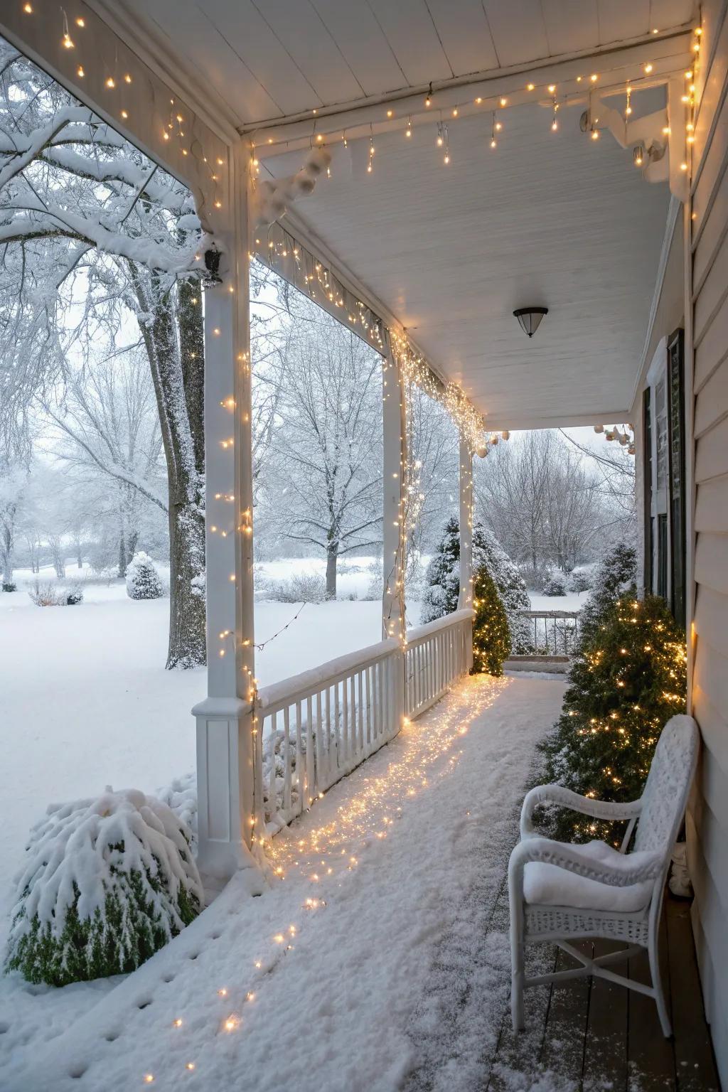A frigid wonderland deck captivates through its bewitching charm.